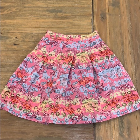 bebe Dresses & Skirts - Floral a line skirt